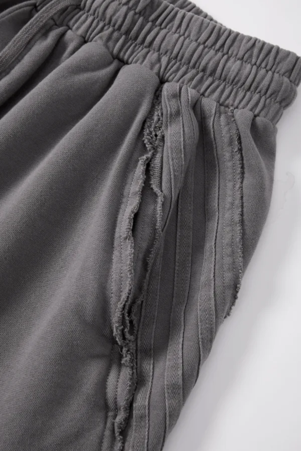 C-S26009 + S26008 Retro Striped Washed Co-ord Set