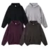 C-1255 Distressed Rivet Patchwork Pocket Hoodie
