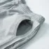 C-90989 Raw Hem Tape Spliced Loose Straight Casual Trousers