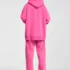 C-23842 + C-23843 Batik Wash Vintage Distressed Fleece Hoodie Two-Piece Set
