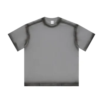C-HL1234 Spray-Dyed Washed Distressed 250GSM T-Shirt