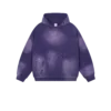 C-HL1223 Monkey Spray Faded Irregular Eroded Heavy Distressed Hoodie