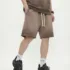 C-1238 Vintage Dyed Distressed Terry Cloth Shorts