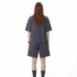 4d0c0a51 C-S26009 + S26008 Retro Striped Washed Co-ord Set