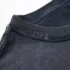 C-S26003 Snow Wash Embroidered Reverse Seam Pure Cotton 275GSM T-Shirt