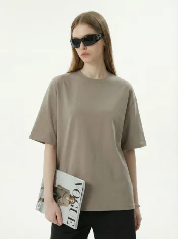 C-HL6601 Earthy Tone 16-Color FOG Drop Shoulder Short  305GSM Sleeve Tee