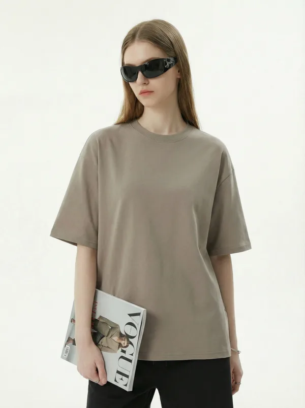 C-HL6601 Earthy Tone 16-Color FOG Drop Shoulder Short Sleeve Tee