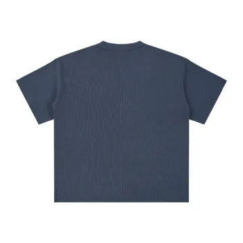 C-7603 Heavyweight Waffle Knit Short Sleeve 330GSM T-Shirt