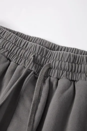 C-S26008 Vintage Washed Striped Sports Shorts