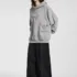 C-1255 Distressed Rivet Patchwork Pocket Hoodie