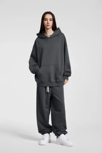 C-HL23839 Heavyweight High-Quality French Terry Hooded Sweatshirt