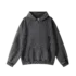 C-25277 High Street Patchwork Frayed Edge Distressed Hoodie