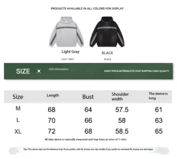 C-1221+1222 Stir-Fried Snowflake Color-Block Contrast Webbing Fleece Hoodie Se