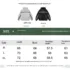 C-1221+1222 Stir-Fried Snowflake Color-Block Contrast Webbing Fleece Hoodie Se