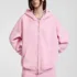 637756be C-HL1216 Batik Washed Vintage Fleece Double-Zip Sweatshirt