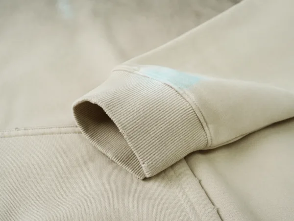 C-25311 Graffiti Splatter Distressed Fleece Hoodie