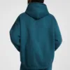 C-HL23805 Fleece-Lined Thickened Loose-Fit Zip-Up Hooded Sweatshirt