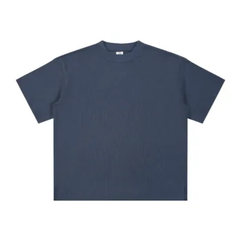 C-7603 Heavyweight Waffle Knit Short Sleeve 330GSM T-Shirt