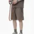 C-S26008 Vintage Washed Striped Sports Shorts