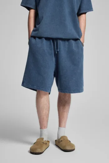 C-HL7708 High Street Batik Wash Shorts