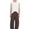 C-S26010 Multi-Pocket Wide-Leg Woven Cargo Trousers