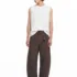 C-S26010 Multi-Pocket Wide-Leg Woven Cargo Trousers