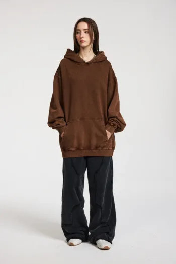 C-HL1215 High Street Heavyweight Batik Washed Vintage Hoodie