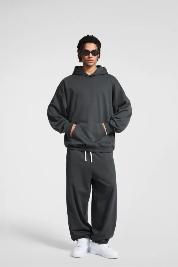 717705a5 C-23839 + C-23840 Heavyweight French Terry Hoodie Two-Piece Set