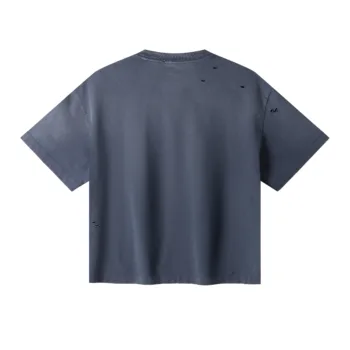 C-K1160 Washed Shoulder Distressed 305GSM T-Shirt