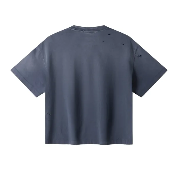 C-K1160 Washed Shoulder Distressed T-Shirt