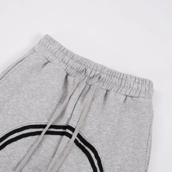 C-1221+1222 Stir-Fried Snowflake Color-Block Contrast Webbing Fleece Hoodie Se