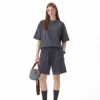 C-S26009 + S26008 Retro Striped Washed Co-ord Set