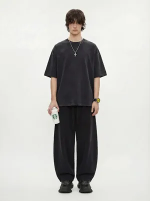 C-K1158 + K1162 Heavyweight Vintage Washed Casual Set