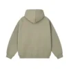 C-HL23805 Fleece-Lined Thickened Loose-Fit Zip-Up Hooded Sweatshirt