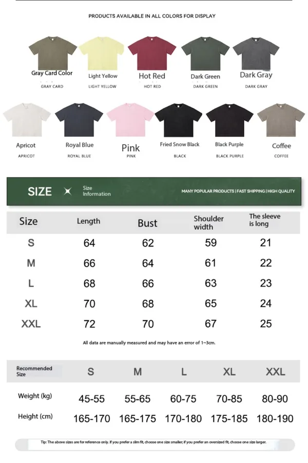 C-K1158 + K1159 Heavyweight Vintage Washed Relaxed Casual Set