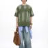 C-HL6624 Spray Monkey Ripped & Distressed Frayed Edge Short Sleeve Tee 285GSM