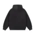 C-HL1227 Monkey Wash Color-Blocked Woven Tape Zip-Up Hoodie