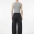 C-S26010 Multi-Pocket Wide-Leg Woven Cargo Trousers