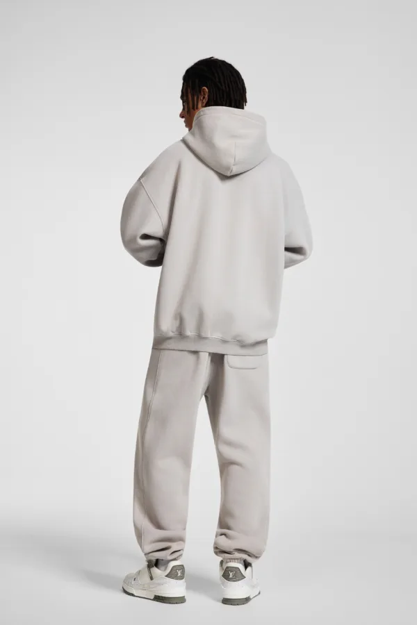 C-HL1216 Batik Washed Vintage Fleece Double-Zip Sweatshirt