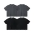 C-S26005 Vintage Washed Crew Neck Rivet 285GSM T-Shirt