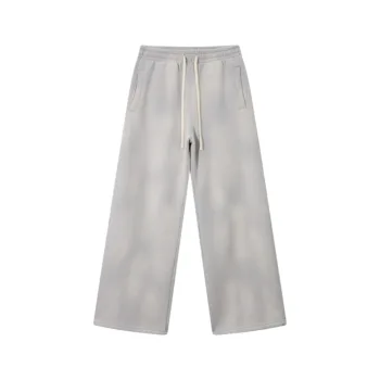 C-1236 Distressed Ripped Washed Baggy Sweatpants