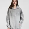 C-25311 Graffiti Splatter Distressed Fleece Hoodie