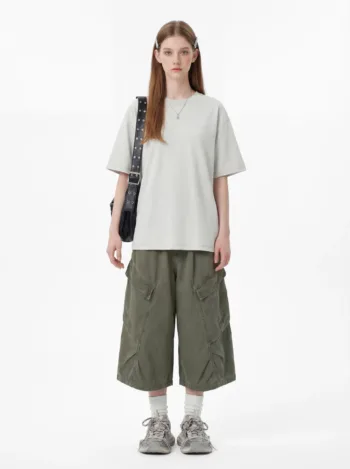 C-K1165 Sorona Drop Shoulder Mint Ice Cream 150GSM T-Shirt