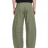C-S26010 Multi-Pocket Wide-Leg Woven Cargo Trousers