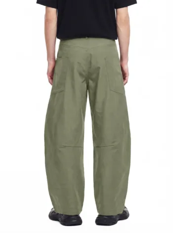 C-S26010 Multi-Pocket Wide-Leg Woven Cargo Trousers