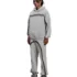 C-1221+1222 Stir-Fried Snowflake Color-Block Contrast Webbing Fleece Hoodie Se