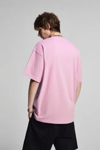 C-HL6612 Basic Short Sleeve T-Shirt in FOG Color 275GSM