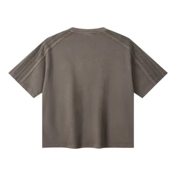 C-S26009 Sporty Striped Washed Vintage 275GSM T-Shirt
