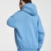 C-HL23805 Fleece-Lined Thickened Loose-Fit Zip-Up Hooded Sweatshirt