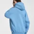 C-HL23805 Fleece-Lined Thickened Loose-Fit Zip-Up Hooded Sweatshirt
